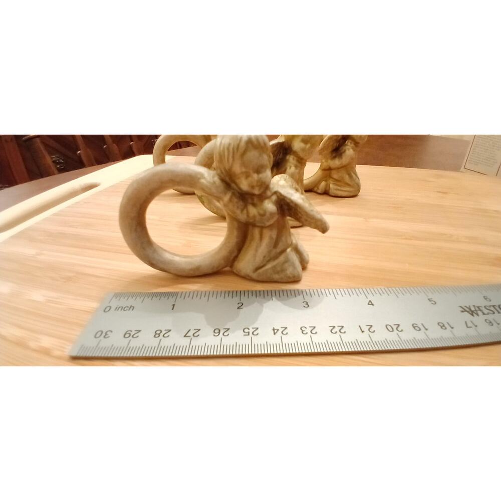 Ceramic Angel Napkin Rings (4) - Picture 15 of 16